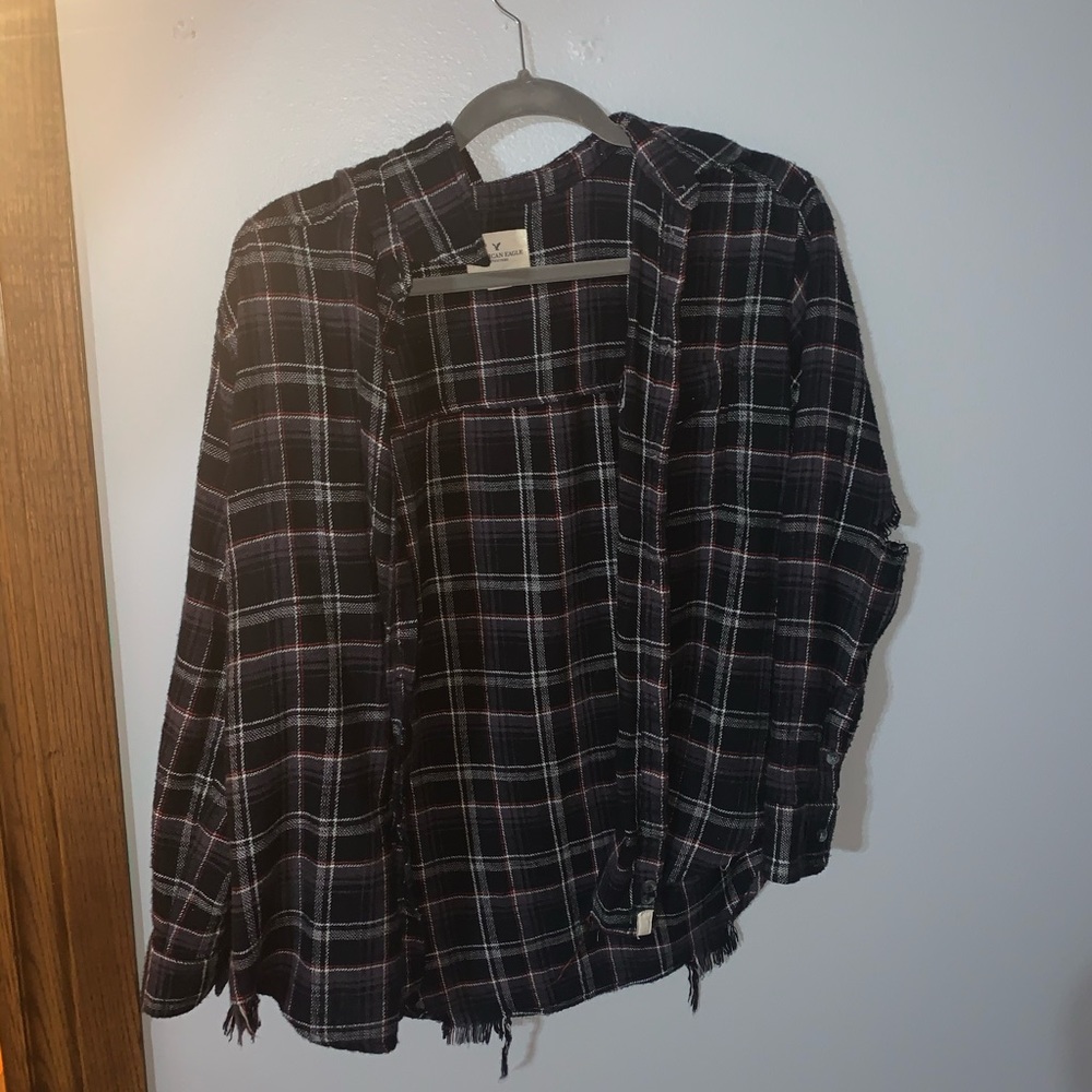 AMERICAN EAGLE plaid🤍